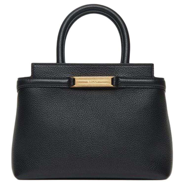 BALLY Cow Leather Shoulder Bag, Crossbody Bag, Handbag Women's Black