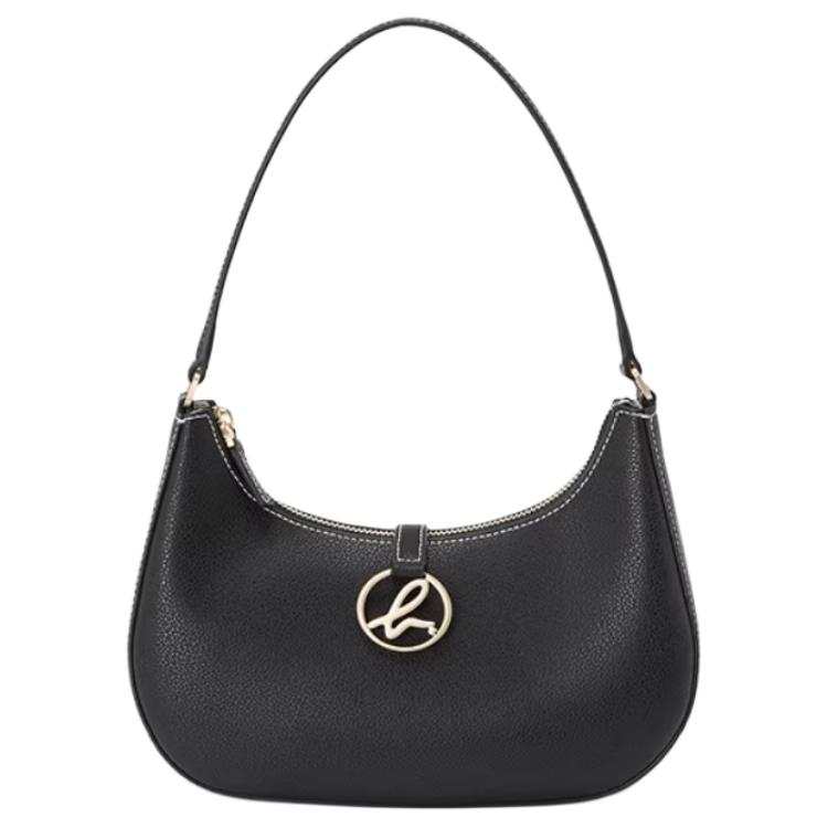 Agnes B. Agnes B. logo-lettering leather shoulder bag