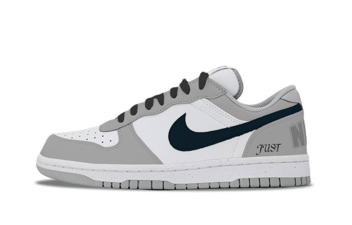 Nike Nike Big Mist Island Gray Tone Leather Abrasion Resistant Breathable Low top Skateboard Shoes Men's Gray