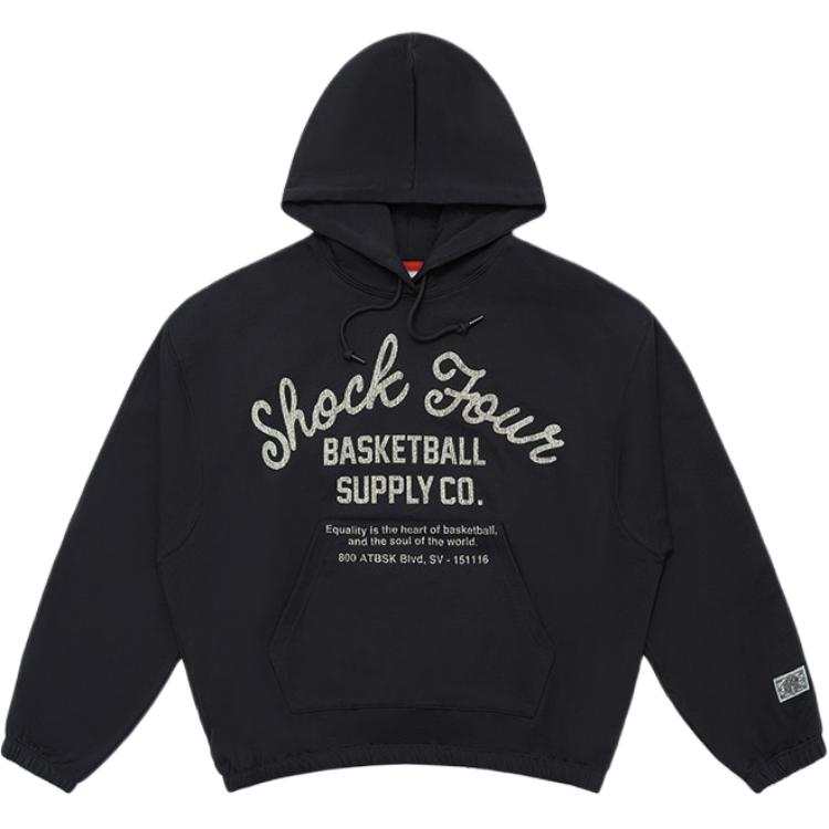 ANTA Sweatshirts Women's Dark Twilight Gray Hooded Moderate Regular