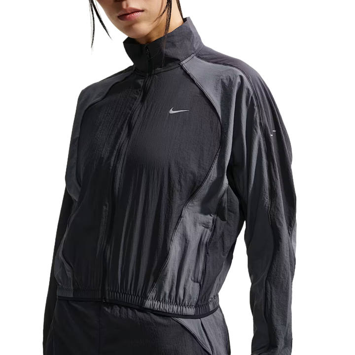 Nike Nike Jackets Women's Black/Iron Gray/Photon Dust Stand Collar Moderate