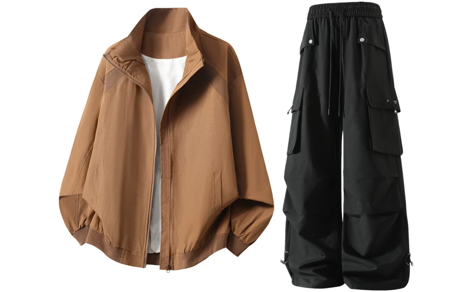 GWAF Casual Sportswear Unisex Lapel Moderate
