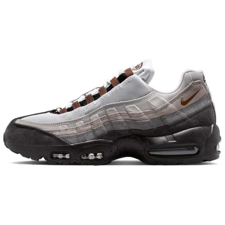 Nike Nike Air Max 95 Comfortable And Lightweight Low top Running Shoes Unisex Black Gray