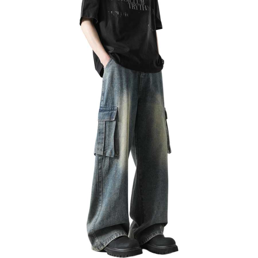Jeep Jeans Unisex Moderate Wide Leg Pants