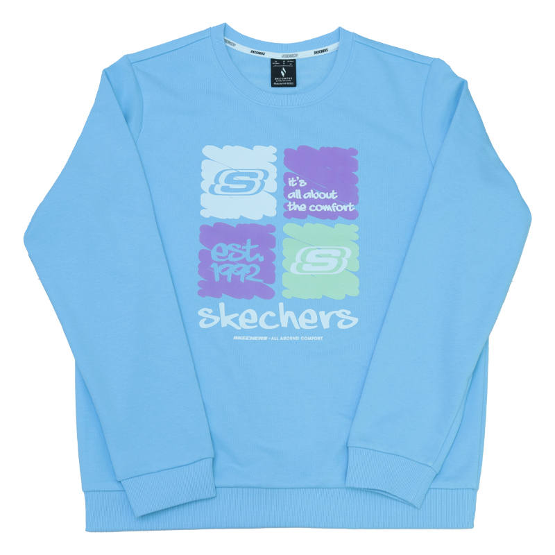 Skechers Sweatshirt Women's Air Blue