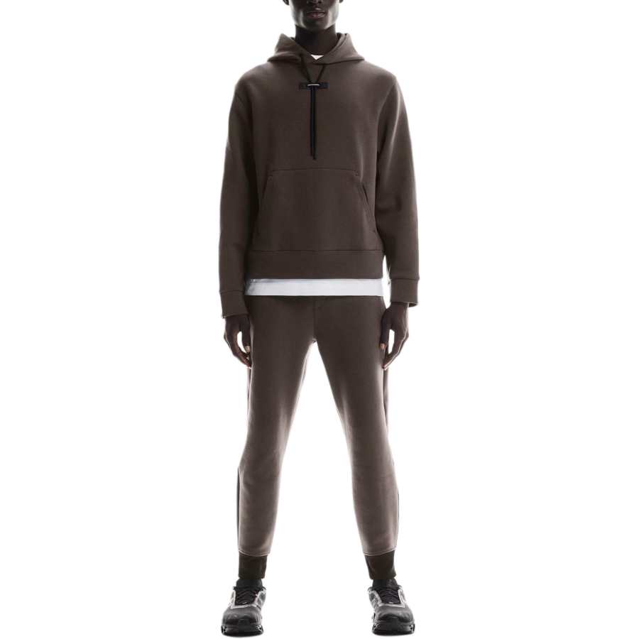 On On Knitted Sweatpants Men's Dark Gray Pebble Moderate Cuffed Pants