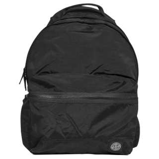 Stone Island Logo Patch Zipped Backpack