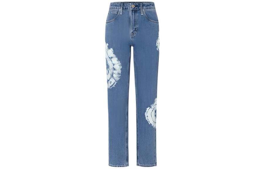 Lee Lee Jeans Women's Medium Blue Moderate Straight Fit Pants