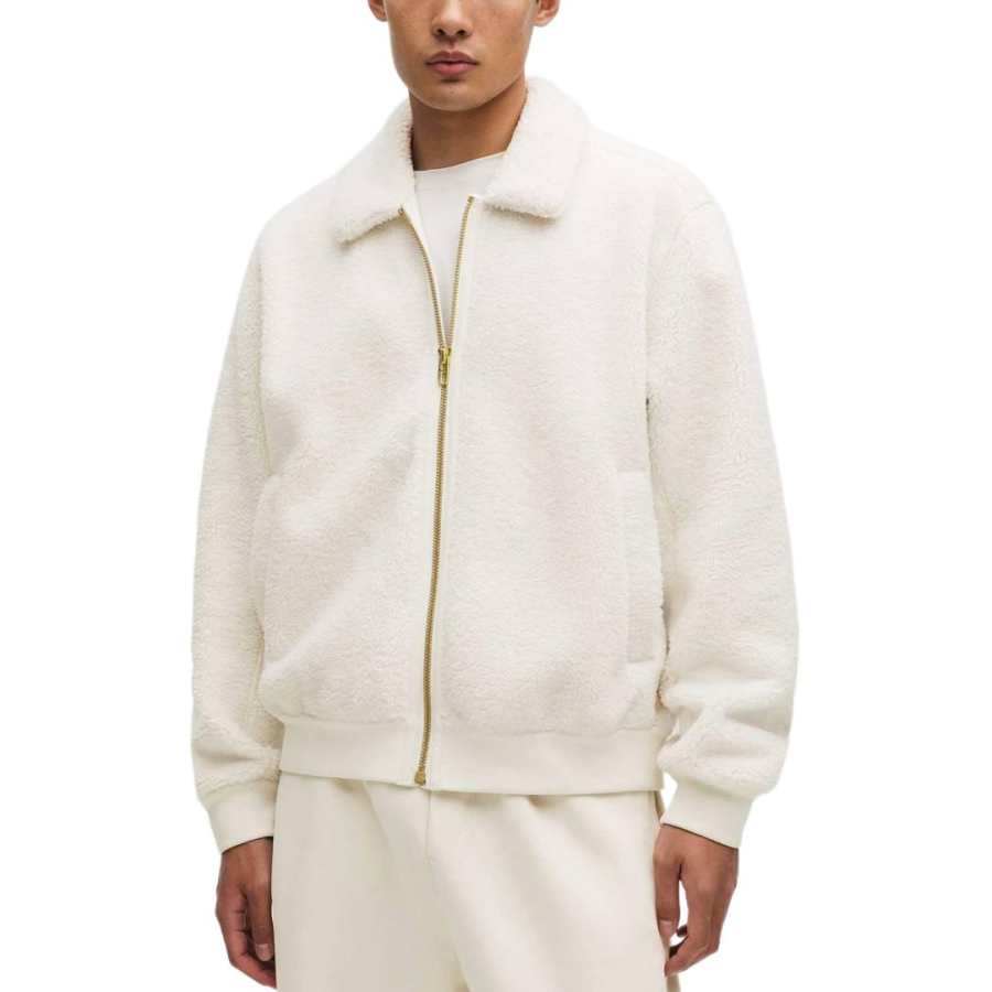Lululemon Lululemon Jackets Men's Light Ivory White/LTIV Lapel Moderate Pilot