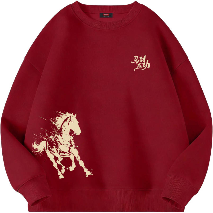 BALENO Sweatshirts Women's Crew Neck Moderate Heavyweight