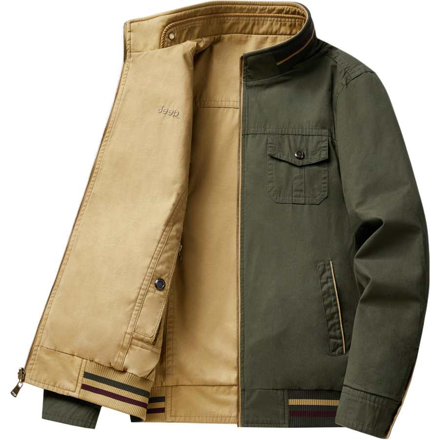 Jeep Jeep Jackets Unisex Stand Collar Thickened Reversible