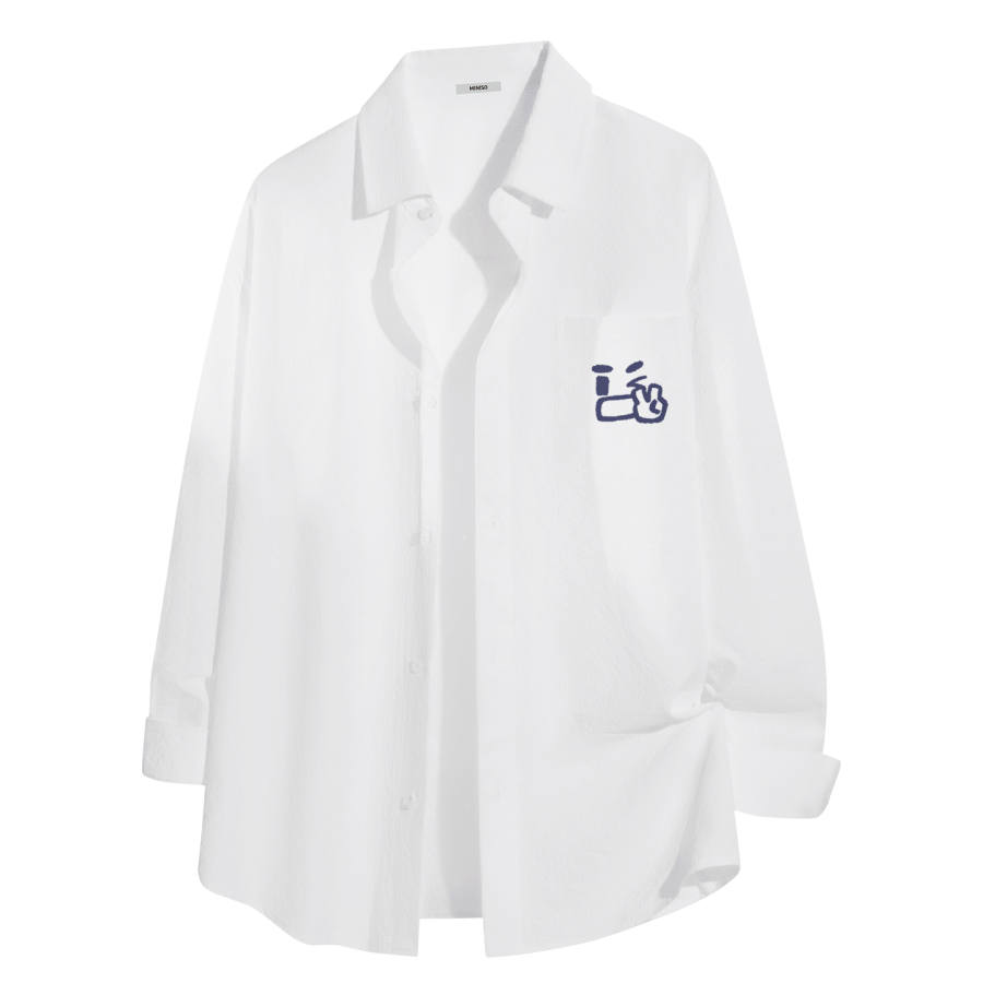 MINISO MINISO Shirts Unisex Lapel Moderate Shirt