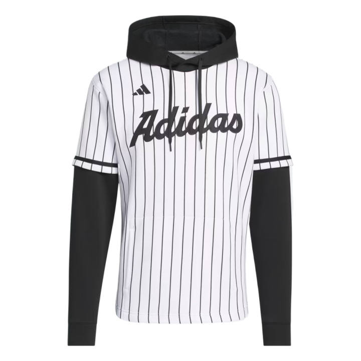 Adidas Adidas Dugout Sweatshirts Men's White/Black Hooded Moderate