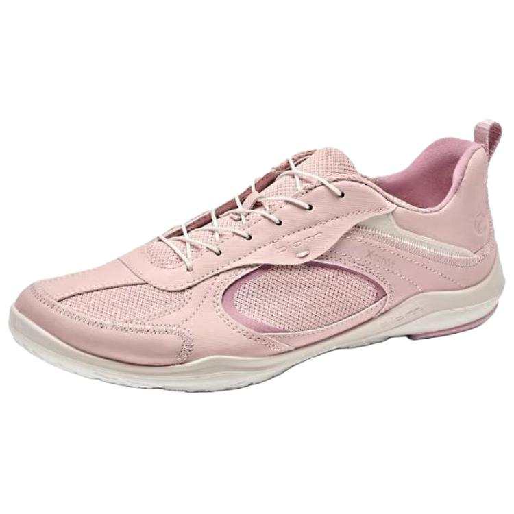 Ecco BIOM LITE TR Cow Leather Low top Casual Shoes Women's Nude Pink
