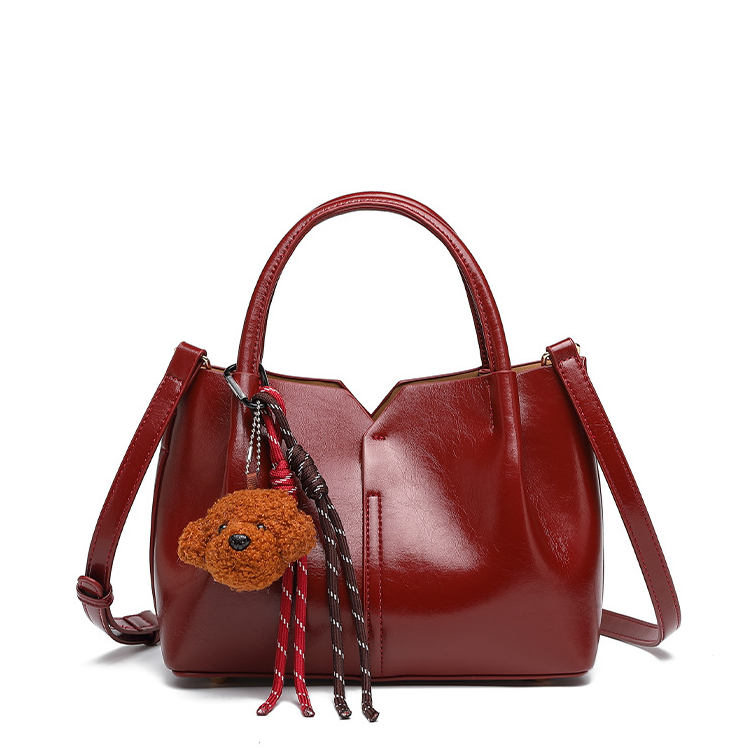 PAYOT Synthetic Leather Handbag Regular Women's Burgundy