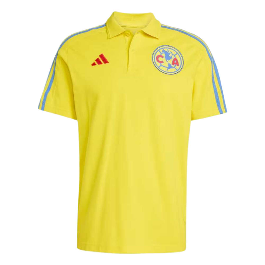 Adidas Adidas Polo Shirts Men's Yellow Polo Collar Moderate
