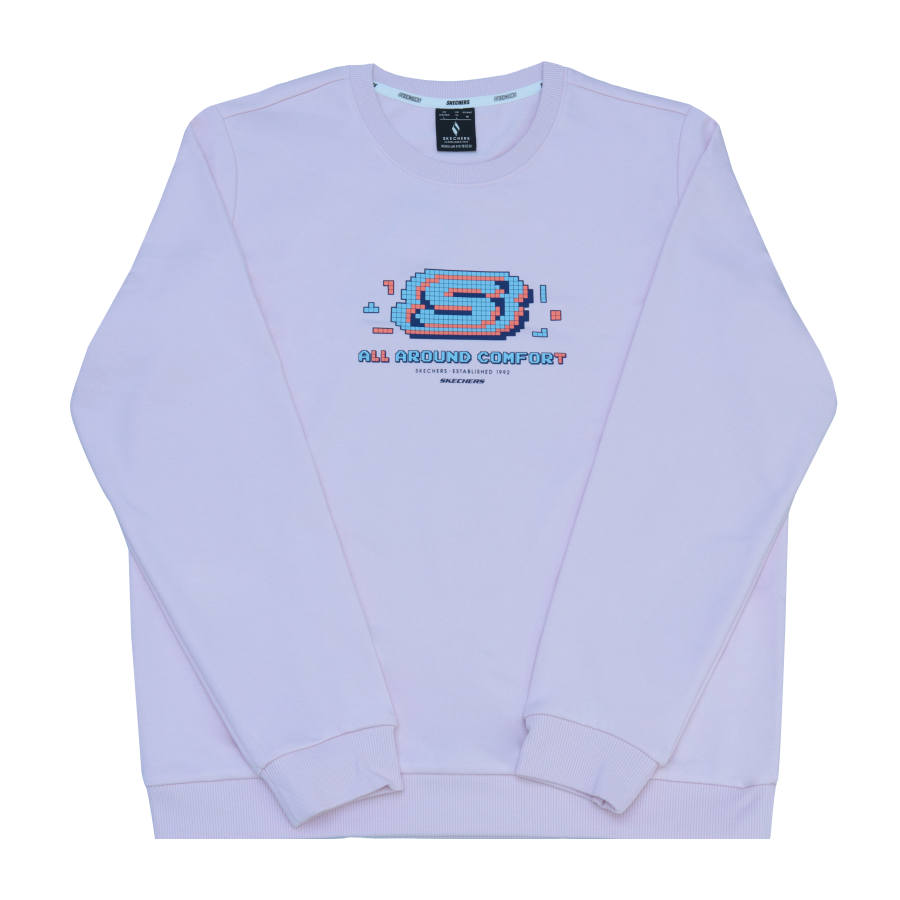 Skechers Sweatshirt Women's Gray Purple