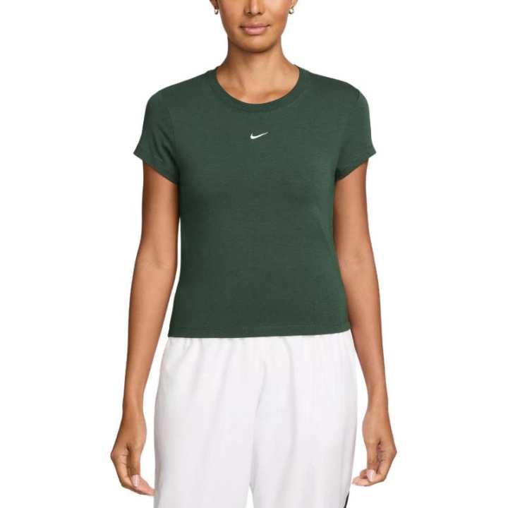 Nike Nike T Shirts Women's Green Crew Neck