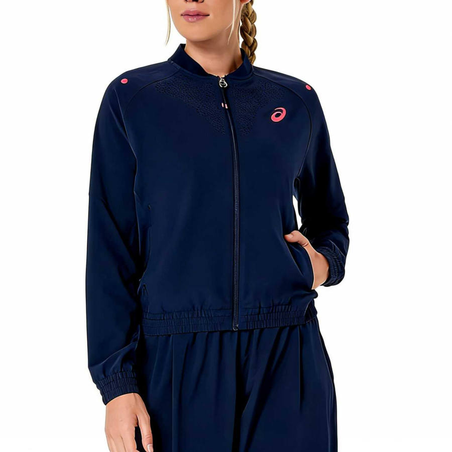 ASICS ASICS Jackets Women's Midnight Baseball Collar Moderate Other