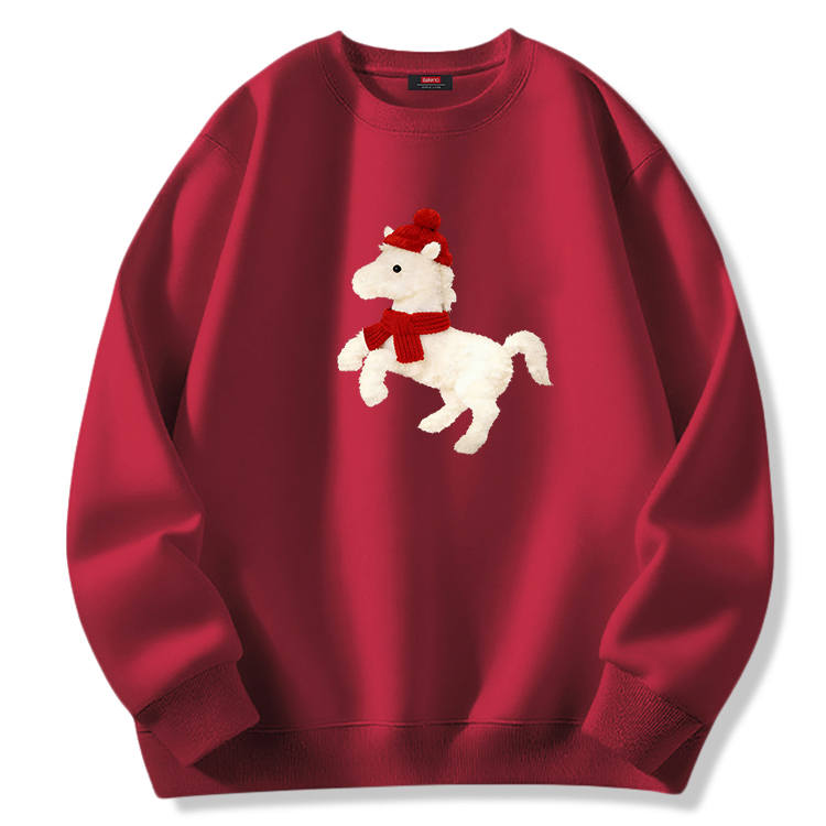 BALENO Sweatshirts Women's Crew Neck Moderate Heavyweight