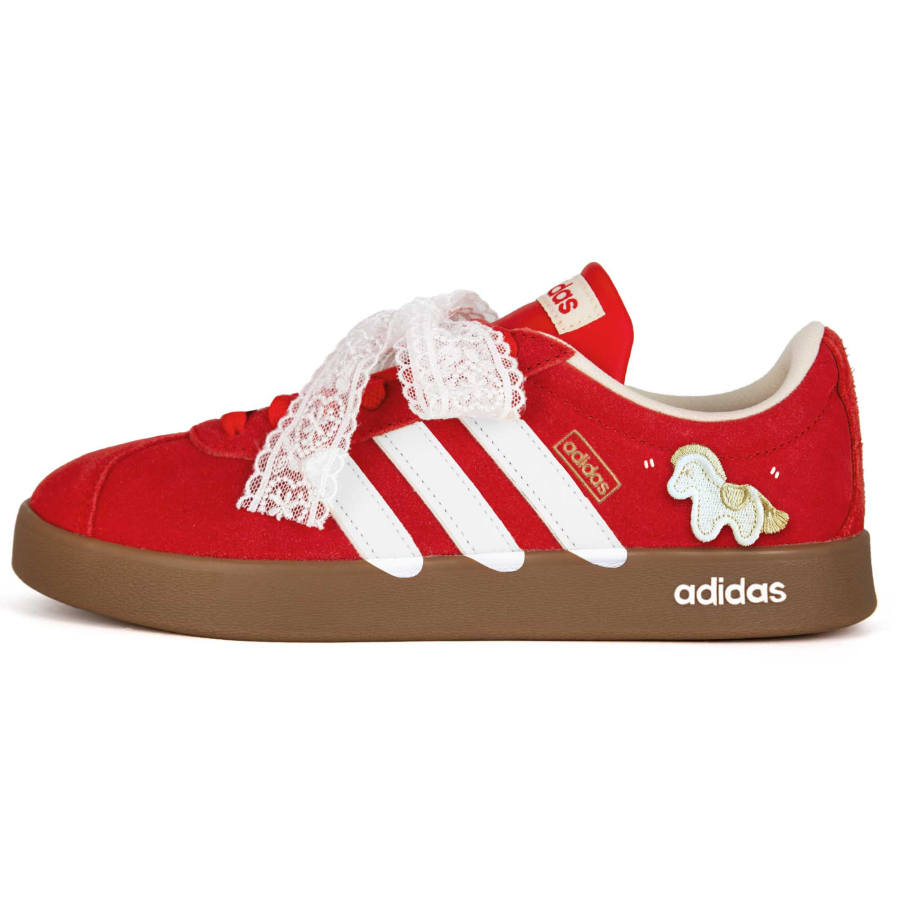 Adidas Adidas Vl Court Classic Stay Lucky Abrasion Resistant Slip Resistant Abrasion Resistant Slip Resistant Low top