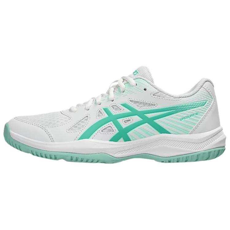 ASICS Abrasion Resistant Breathable Training Shoes Women's White Green