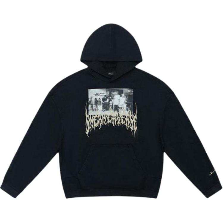ANTA Sweatshirts Unisex Black Hooded Moderate Regular