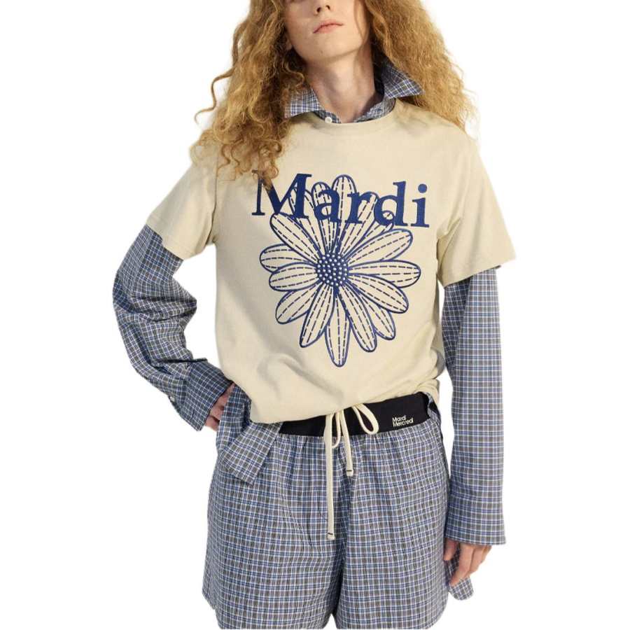 MARDI MERCREDI T Shirt Women's Korean Style
