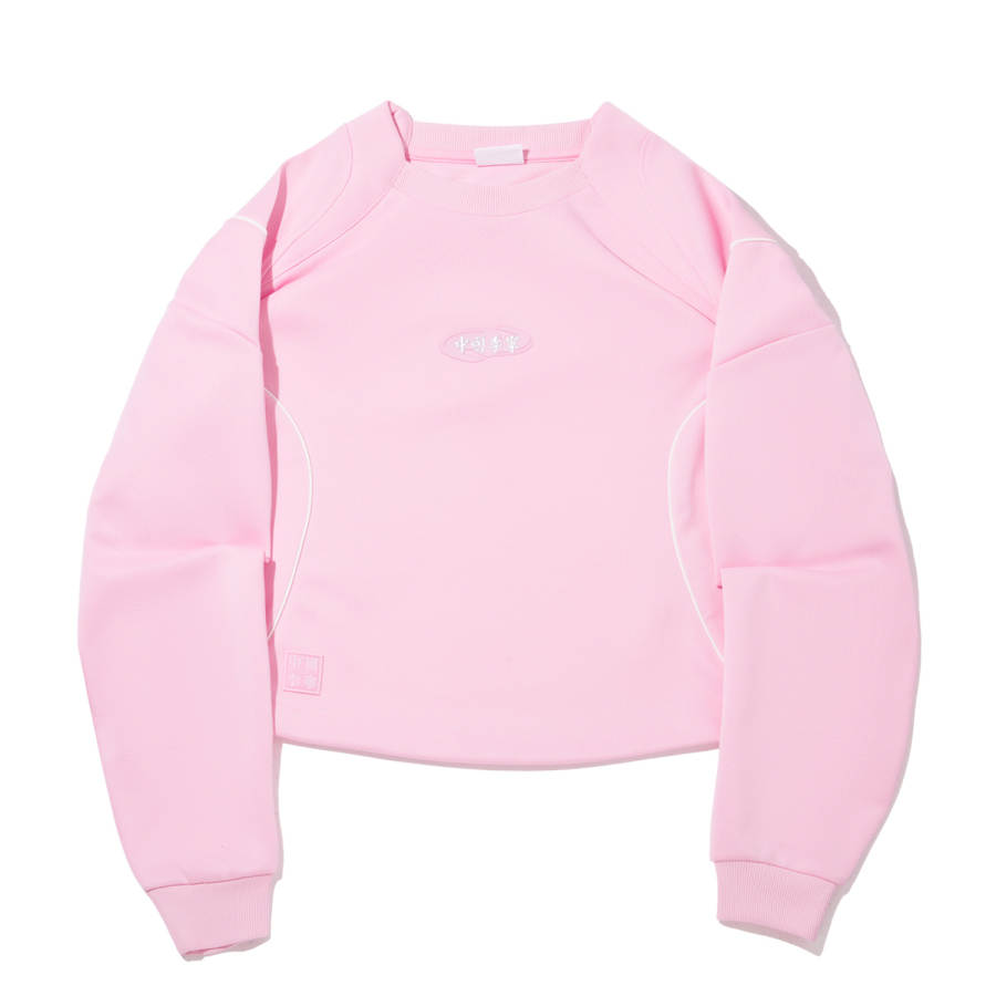Li-Ning Li Ning Sweatshirts Women's Diamond Pink Crew Neck Moderate