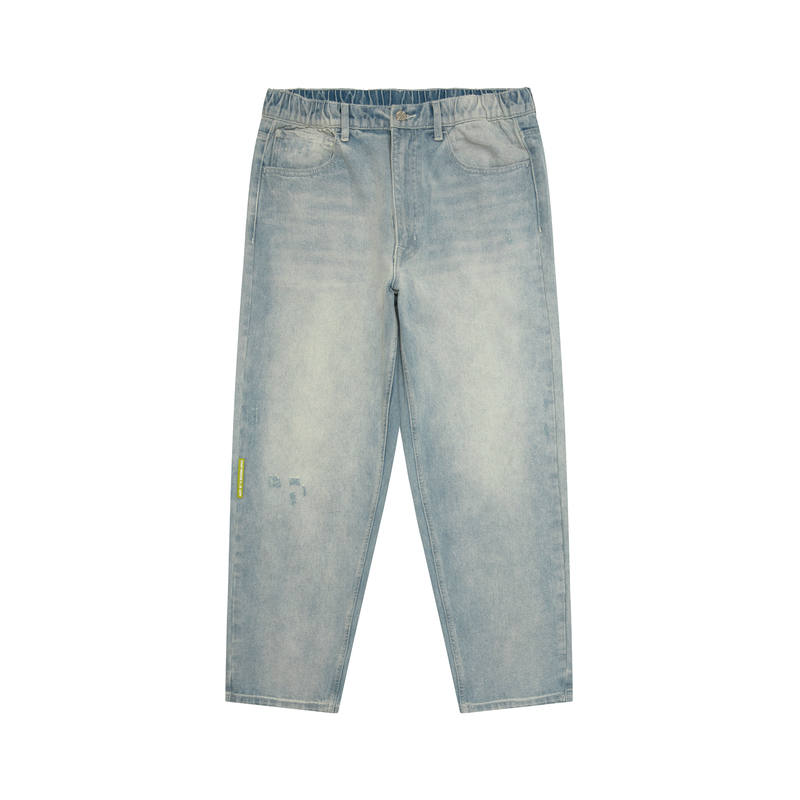 Aape Jeans Men's Blue BLL Moderate Straight Fit Pants