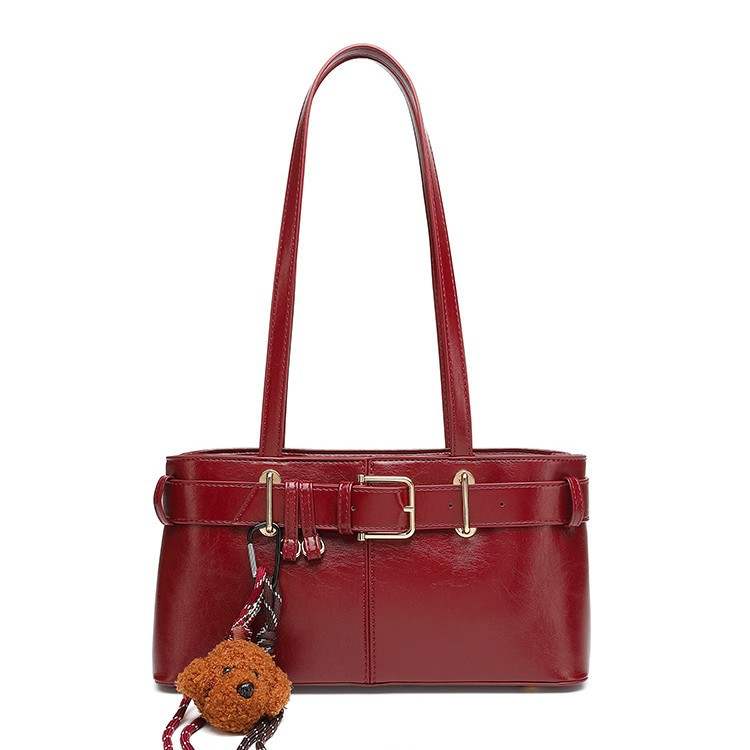 PAYOT Synthetic Leather Shoulder Bag Women's Burgundy