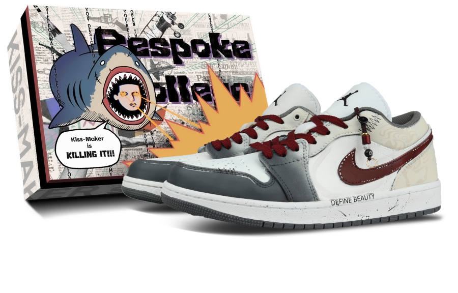 Jordan Jordan Air Jordan 1 Abrasion Resistant Breathable Abrasion Resistant Breathable Low top Skateboard Shoes Unisex