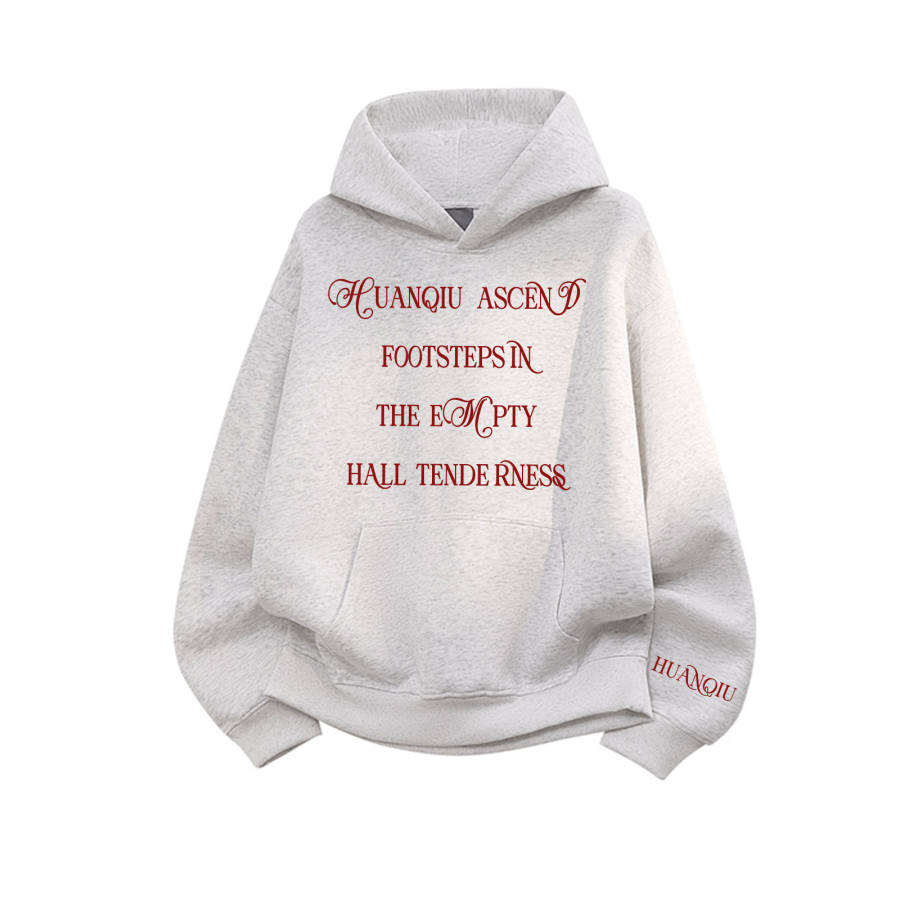 HUANQIU Sweatshirts Unisex Hooded Moderate Heavyweight