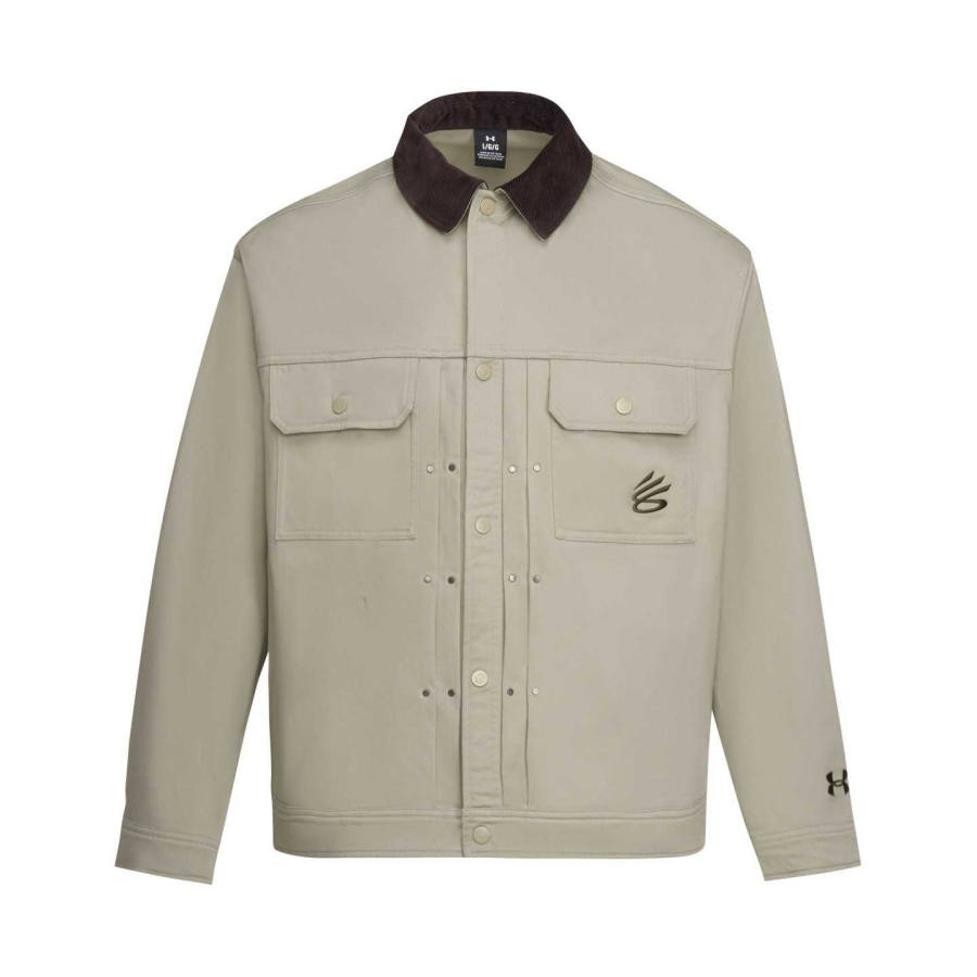 Under Armour Curry Jacket Men's Forest Dog Taupe Gray