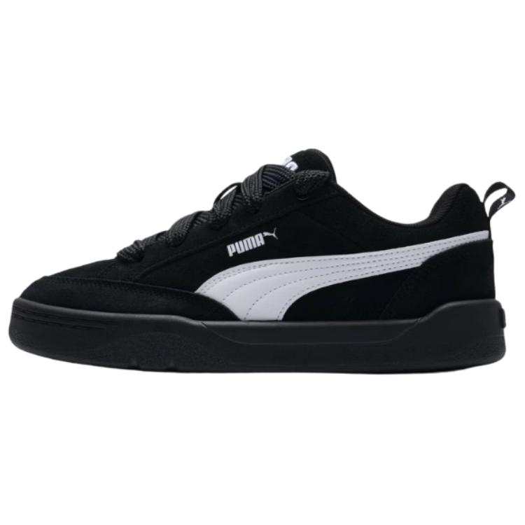 PUMA Park Lifestyle Cushioning Abrasion Resistant Low top Skateboard Shoes Unisex Black