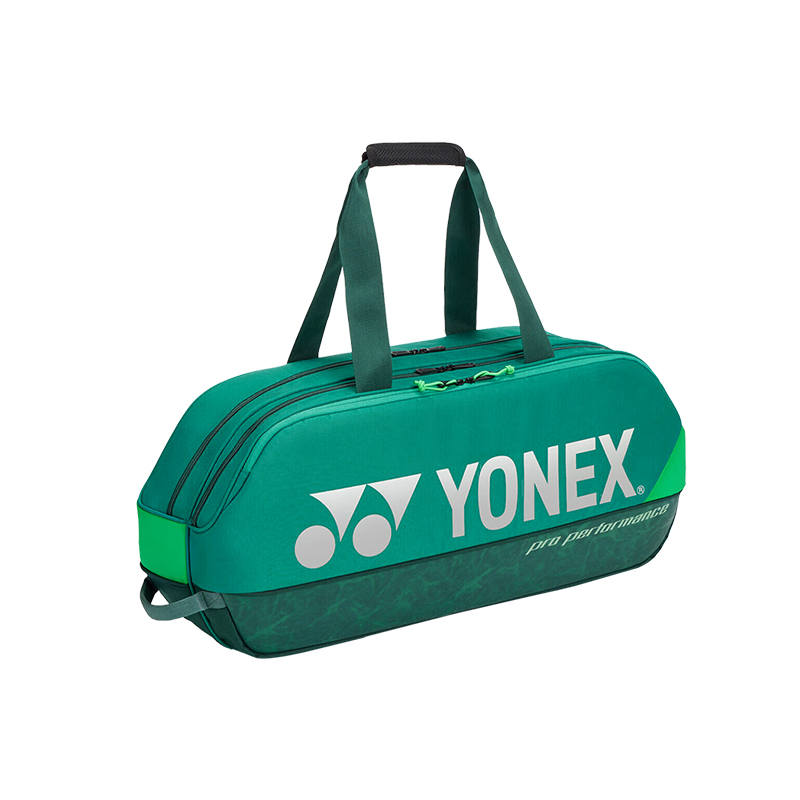 YONEX Fabric+Artificial Leather Badminton Gym Bag Unisex Dark Green