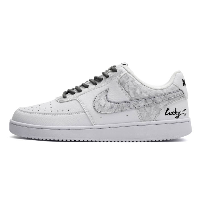 Nike Nike Court Vision Daytime Shimmer Low top Skateboard Shoes Unisex Gray