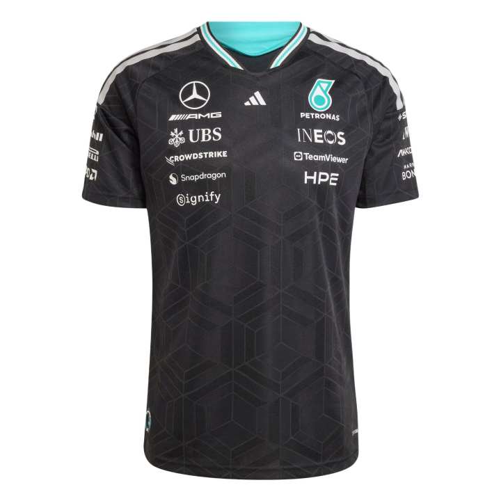 Adidas Adidas MERCEDES AMG PETRONAS FORMULA 1 TEAM JERSEY AUTHENTIC Quick Dry T Shirts Men's