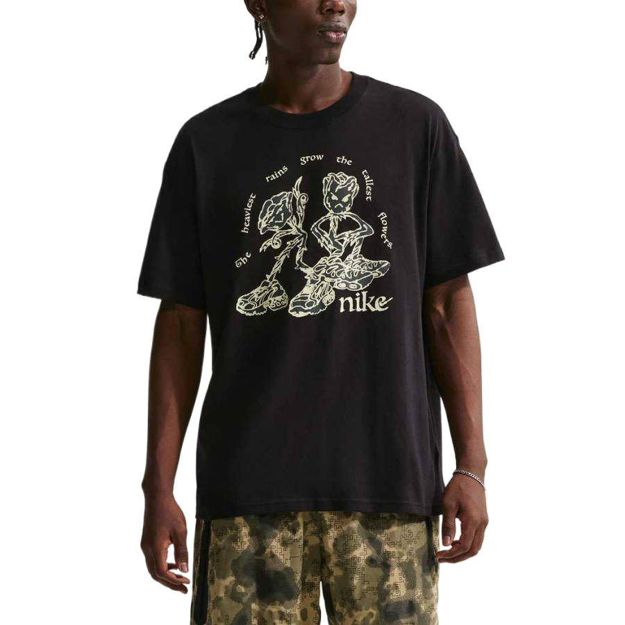 Nike Nike Sportswear T Shirts Men's Black Crew Neck Moderate