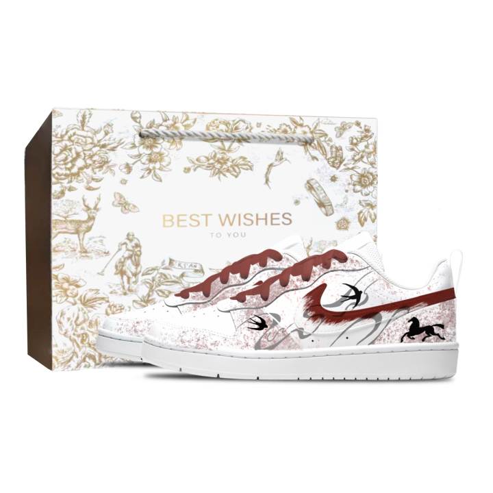 Nike Nike Court Borough Leather Abrasion Resistant, Breathable, Slip Resistant Cushioning