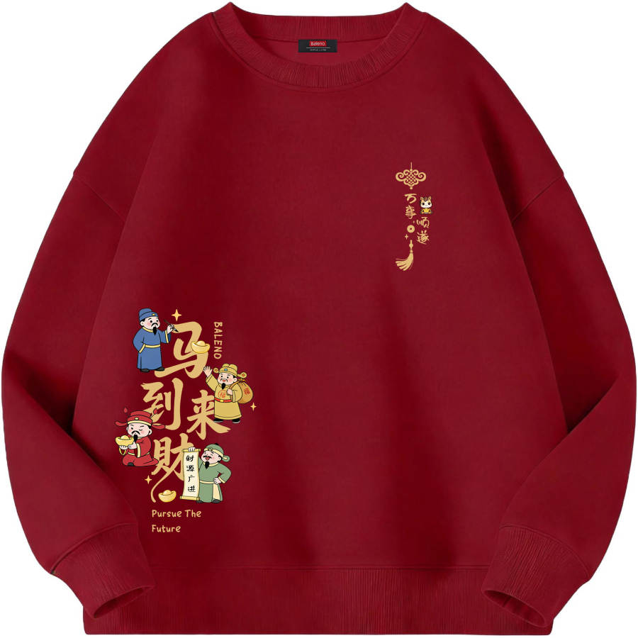 BALENO Sweatshirts Women's Crew Neck Moderate Heavyweight