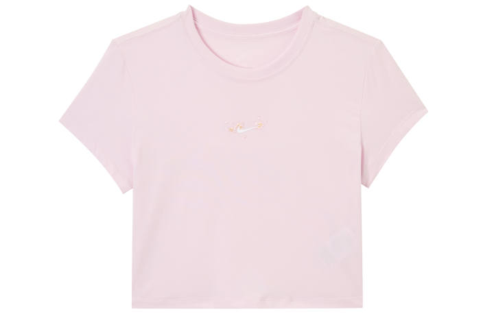 Nike Nike T Shirts Women's Pink Crew Neck Moderate Other