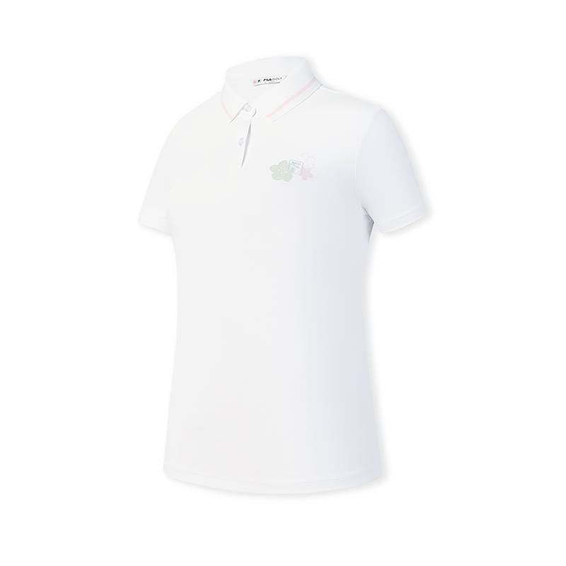 FILA Golf Polo Shirt Women's Jade White