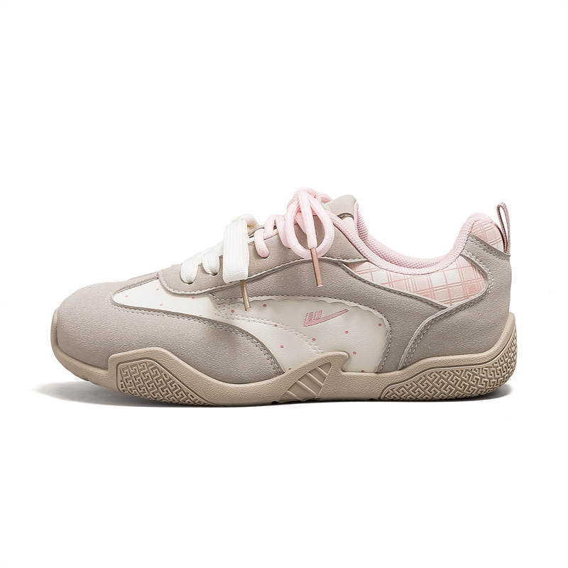 Warrior Height Increasing Abrasion Resistant Lightweight Low top Casual Shoes Women's Beige Gray Pink