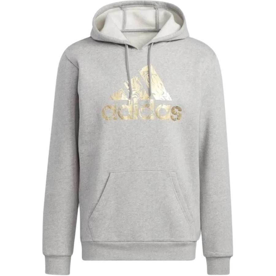 Adidas Adidas Sweatshirts Men's Gray Hooded Moderate