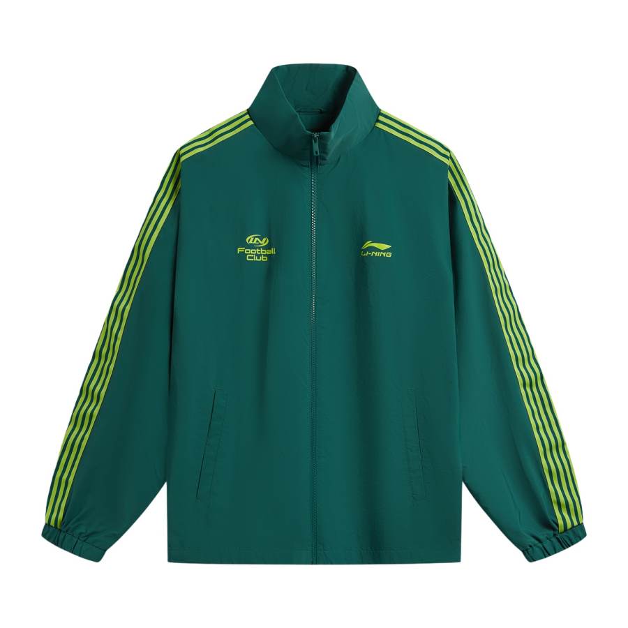 Li-Ning Li Ning Sports Life Collection Trench Coat Unisex Dark Ink Green