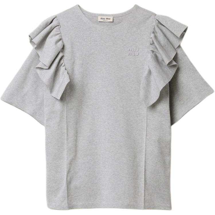 MIU MIU Short Sleeved Dress Women's