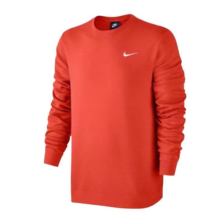 Nike Nike Sweatshirts Men's Orange Red Crew Neck Moderate