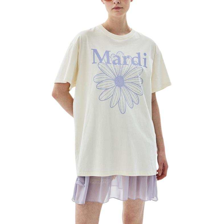 MARDI MERCREDI T Shirt Women's Korean Style