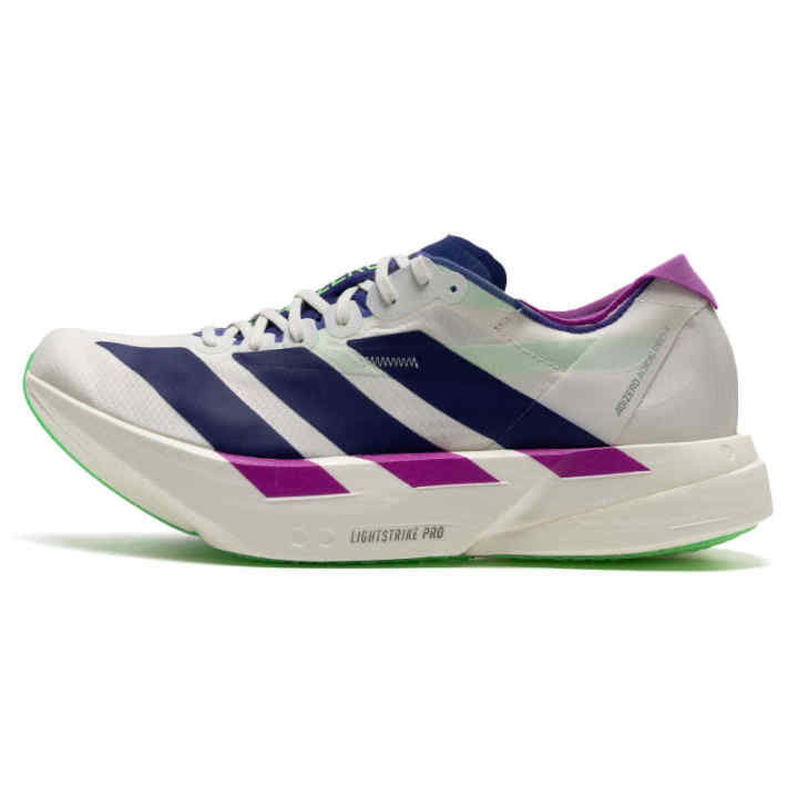 Adidas Adizero Adios Pro 4 Adidas 'Core White Purple Lime Burst'